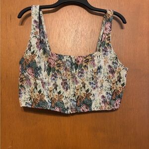 Wild Fable Floral Patterned Crop Top